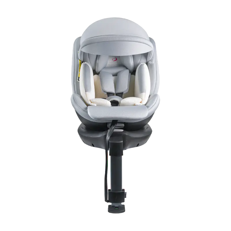 ISO FIX + pied d'appui Rotation 360° Siège auto dos à la route/face à la route 40-150 cm